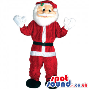 Santa Claus Human Character Mascot With Special Garments -