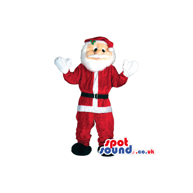 Santa Claus Human Character Mascot With Special Garments -