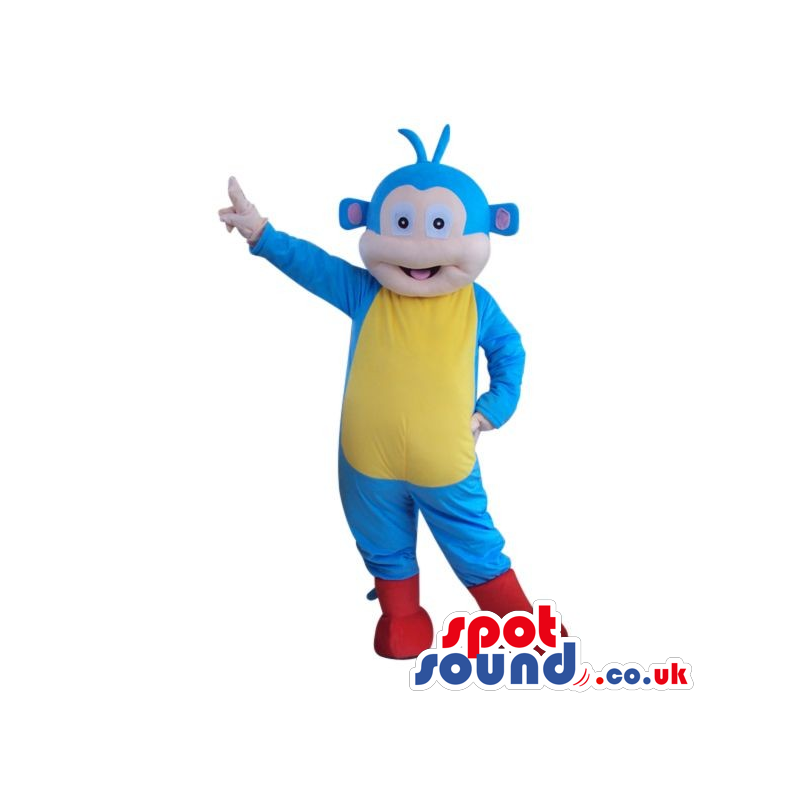 Buy Mascots Costumes in UK - Blue Monkey Dora The Explorer Plush ...