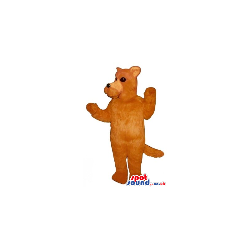 Customizable All Orange Dog Pet Friend Animal Plush Mascot -