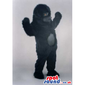 Customizable All Black Gorilla Animal Plush Mascot - Custom