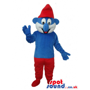 Daddy Smurf Smurfs Tv Cartoon Series Character Mascot - Custom