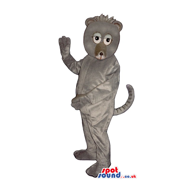 Customizable Cute Exotic Grey Monkey Animal Plush Mascot -