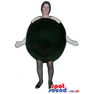 Black And White Oreo Cookie Food Mascot Or Disguise - Custom