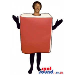 Empty Cover Big Red Book Mascot Or Adult Halloween Costume -