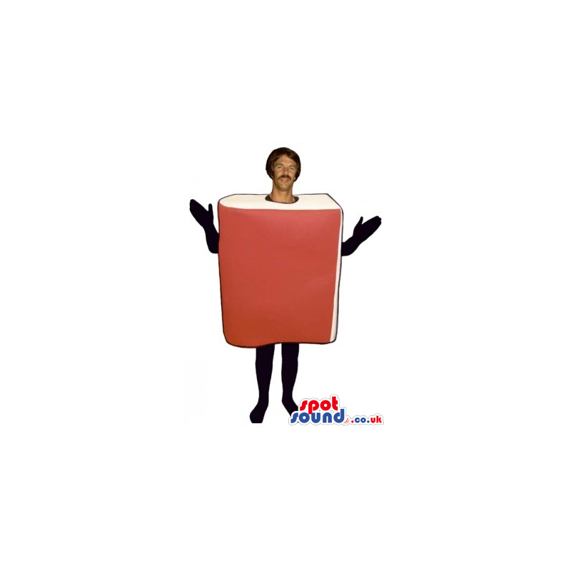 Empty Cover Big Red Book Mascot Or Adult Halloween Costume -