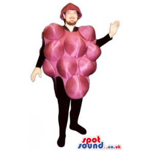 Funny Big Red Grape Cluster Mascot Or Adult Costume - Custom