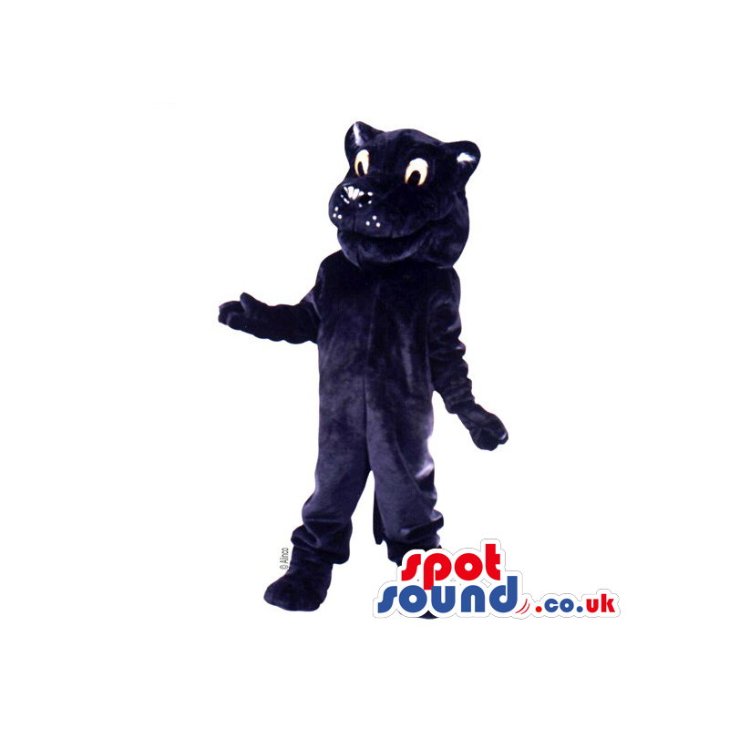 Customizable Cute All Black Cat Animal Plush Mascot - Custom