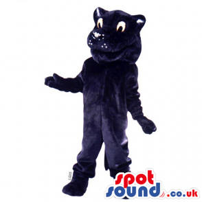Customizable Cute All Black Cat Animal Plush Mascot - Custom