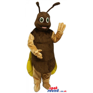 Cute All Brown Ant, Moth Or Bug Insect Plush Mascot - Custom