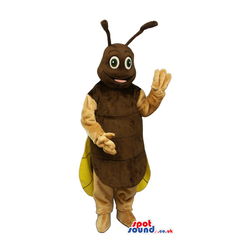 Cute All Brown Ant, Moth Or Bug Insect Plush Mascot - Custom