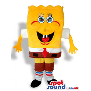 Sponge Bob Square Pants Cartoon Character Plush Mascot - Custom