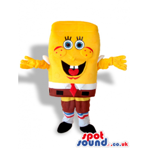 Sponge Bob Square Pants Cartoon Character Plush Mascot - Custom