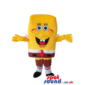 Sponge Bob Square Pants Cartoon Character Plush Mascot - Custom