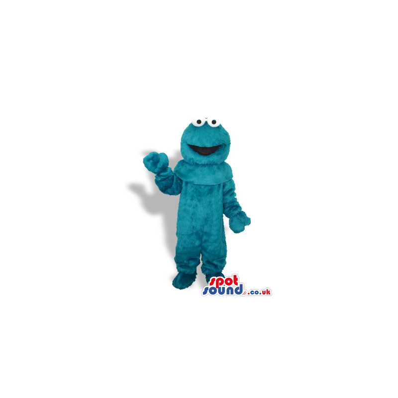 Sesame Street Cookie Monster Blue Hairy Character Mascot -