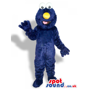 Sesame Street Cookie Monster Character Mascot With Yellow Nose