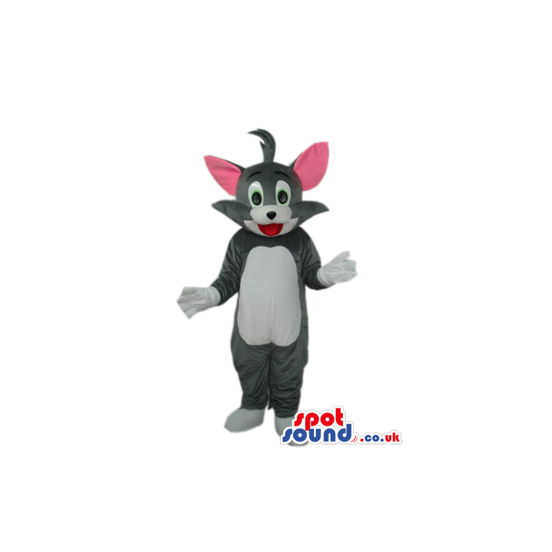 Tom Grey Cat Mascot From It Tom And Jerry Cartoon Series -