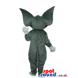 Jerry Cat From It Tom And Jerry Cartoon With Giant Ears In Grey
