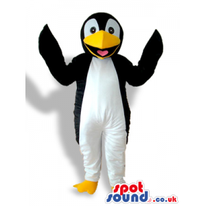 Happy Penguin Animal Bird Plush Mascot With A Smile - Custom