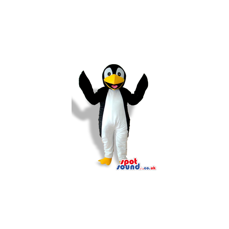 Happy Penguin Animal Bird Plush Mascot With A Smile - Custom