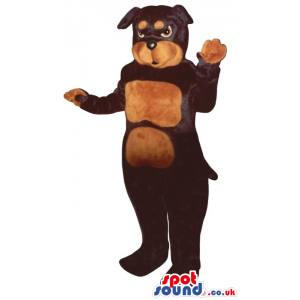 Brown And Black Rottweiler Breed Dog Pet Plush Mascot - Custom