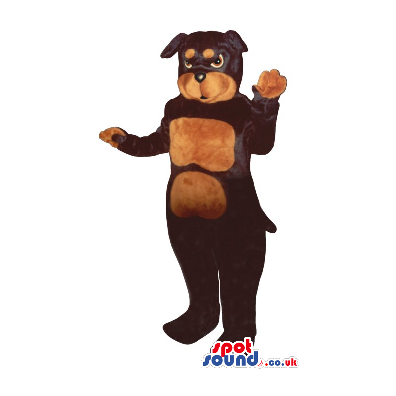 Brown And Black Rottweiler Breed Dog Pet Plush Mascot - Custom