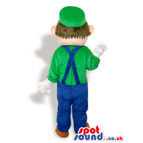 Luigi Super Mario Bros. Video Game Character Mascot - Custom