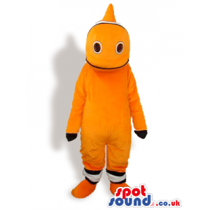 Customizable Orange Clownfish Sea Ocean Plush Mascot - Custom