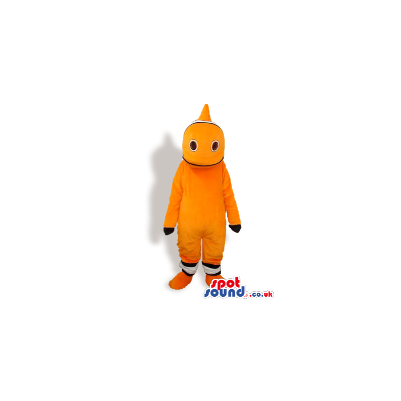 Customizable Orange Clownfish Sea Ocean Plush Mascot - Custom