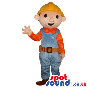 Bob It Builder Children'S Cartoon Character Mascot - Custom