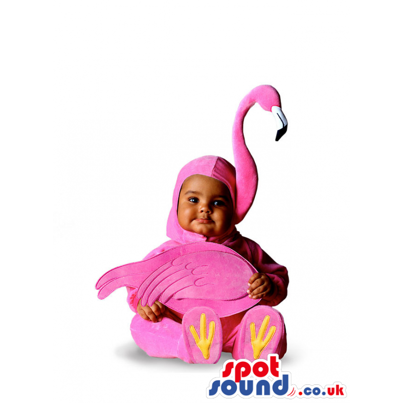 Very Cute Child Baby Size Pink Flamingo Plush Costume - Custom