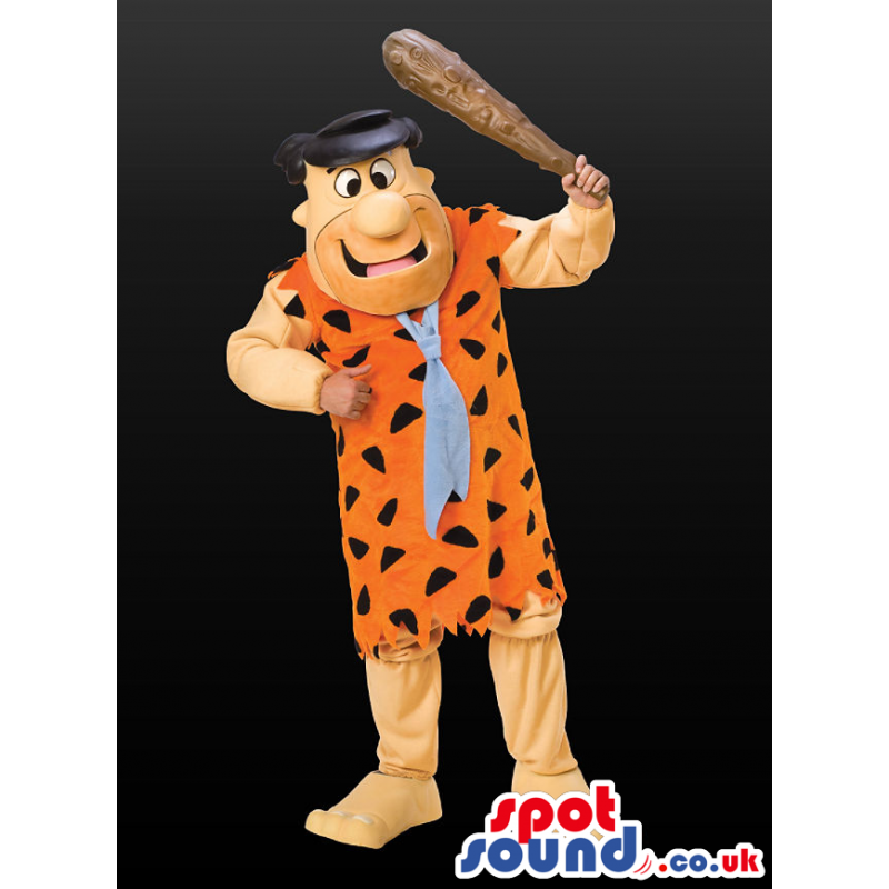 Fred Mascot From It Flinstone'S Children'S Cartoon Character -