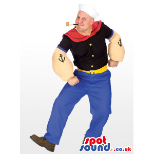 Popeye The Sailor Popular Cartoon Adult Size Disguise - Custom