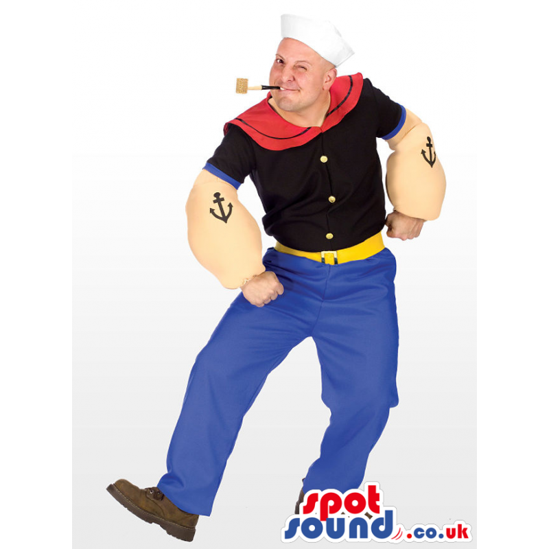 Popeye The Sailor Popular Cartoon Adult Size Disguise - Custom