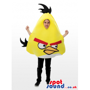 Yellow Popular Angry Birds Adult Size Plush Disguise - Custom