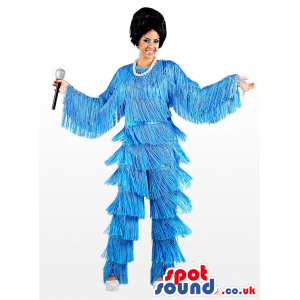 Shinny Awesome Disco Lady Character Adult Size Costume - Custom