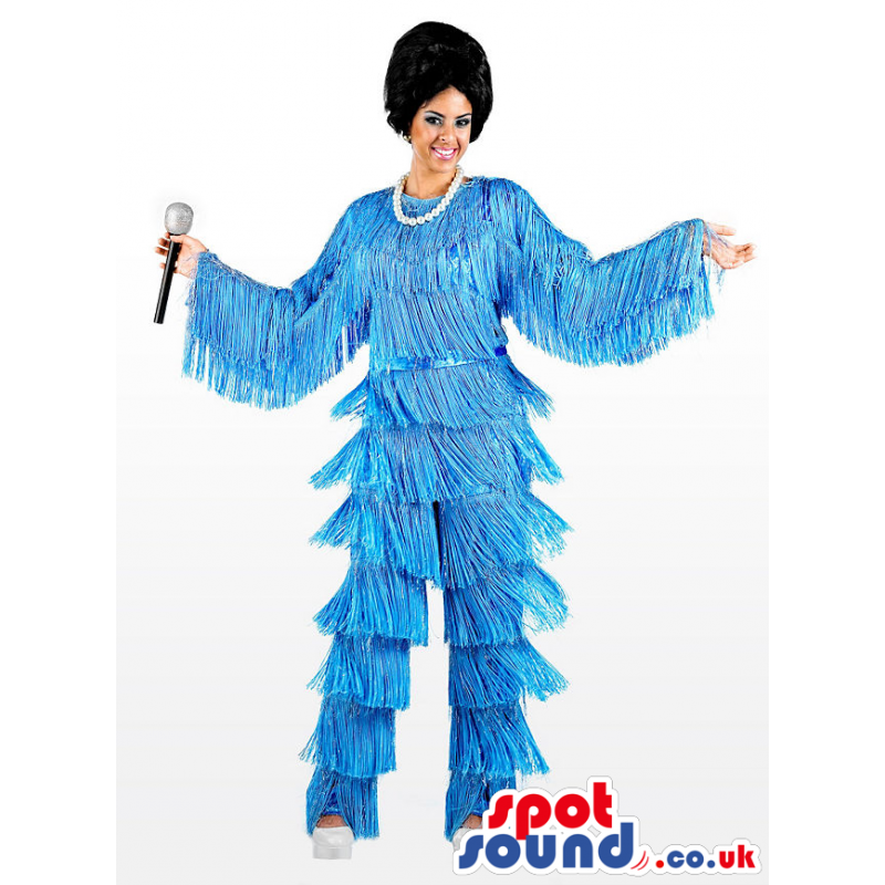 Shinny Awesome Disco Lady Character Adult Size Costume - Custom