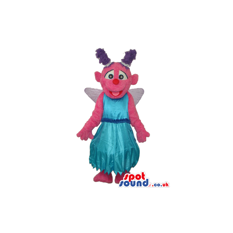 Sesame Street Abby Cadabby Pink Fairy Cartoon Tv Mascot -