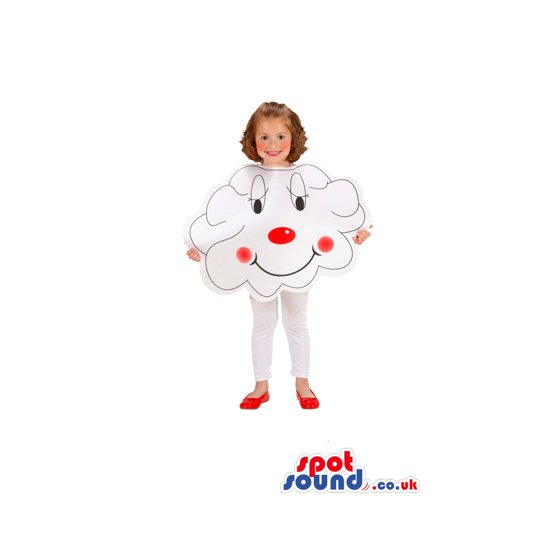 Cute Funny Cloud Children Size Disguise With A Face - Custom