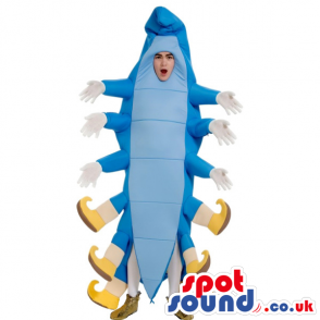 Funny Blue Centipede Or Caterpillar Adult Size Disguise -