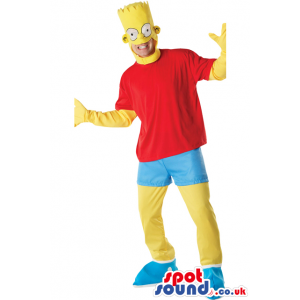 Bart Simpson Cartoon Character Adult Size Disguise - Custom