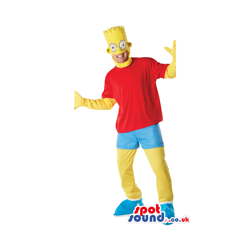 Bart Simpson Cartoon Character Adult Size Disguise - Custom