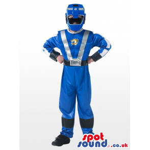 Awesome Blue Power Ranger Series Character Costume Mascot -