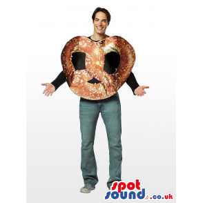 Awesome Big Pretzel Bread Snack Adult Size Costume - Custom