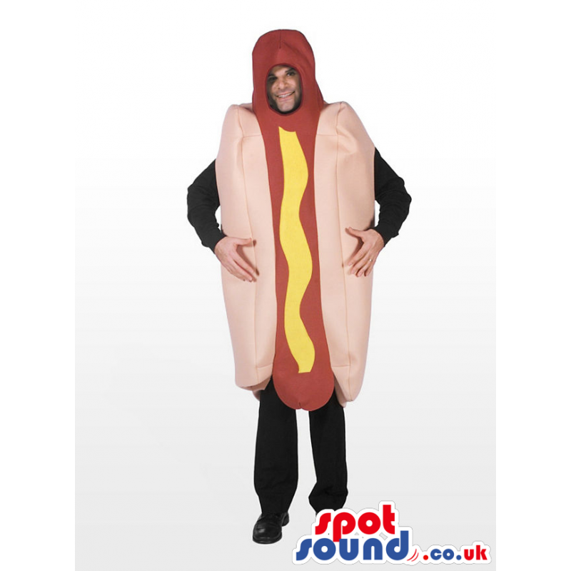 Awesome Big Hot-Dog Food Adult Size Costume Or Mascot - Custom