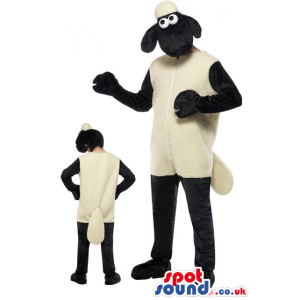 Shaun It Sheep Cartoon Character Plush Costume Mascot - Custom