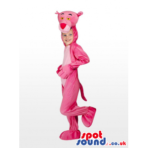 Cute Pink Panther Character Plush Children Costume - Custom