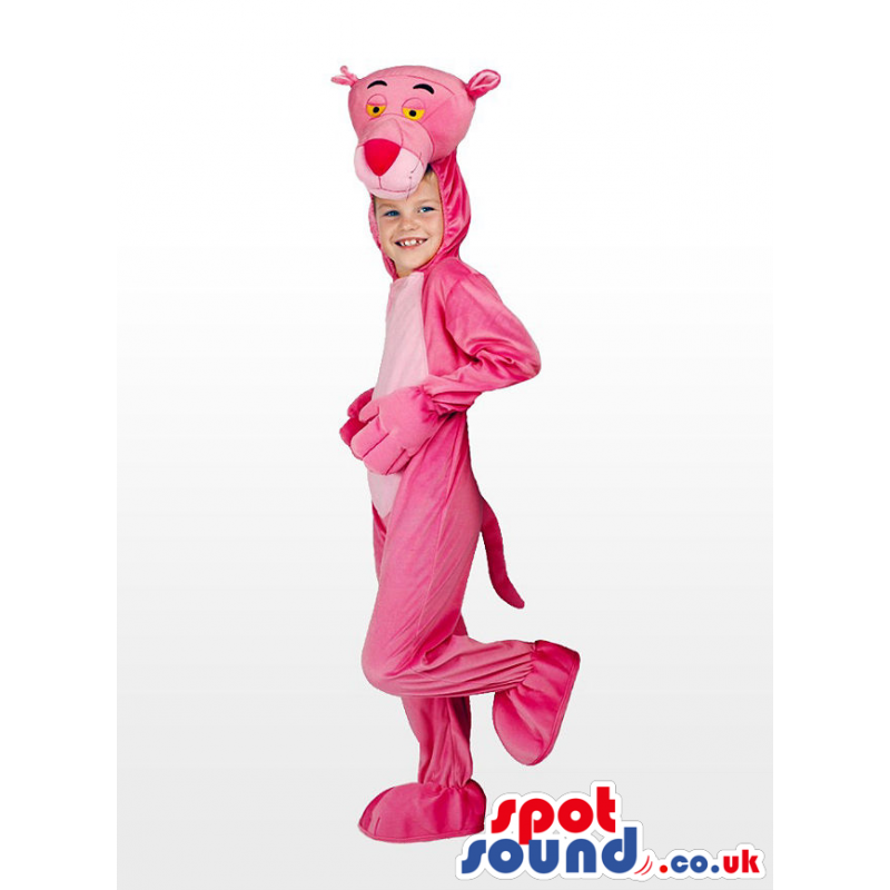 Cute Pink Panther Character Plush Children Costume - Custom