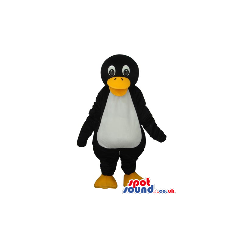 Penguin Animal Plush Mascot With Round Black Head - Custom