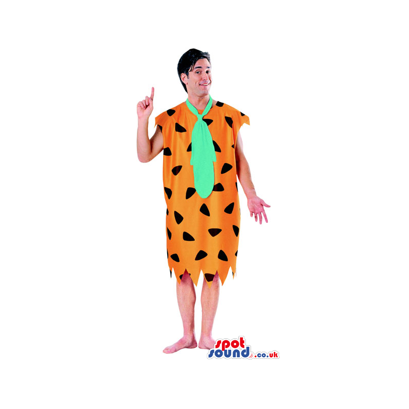 Fred Adult Costume From It Flinstone'S Cartoon Character -